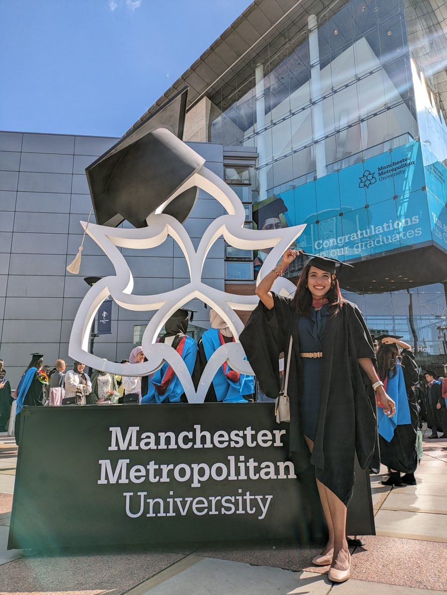 Hannah at her graduation
